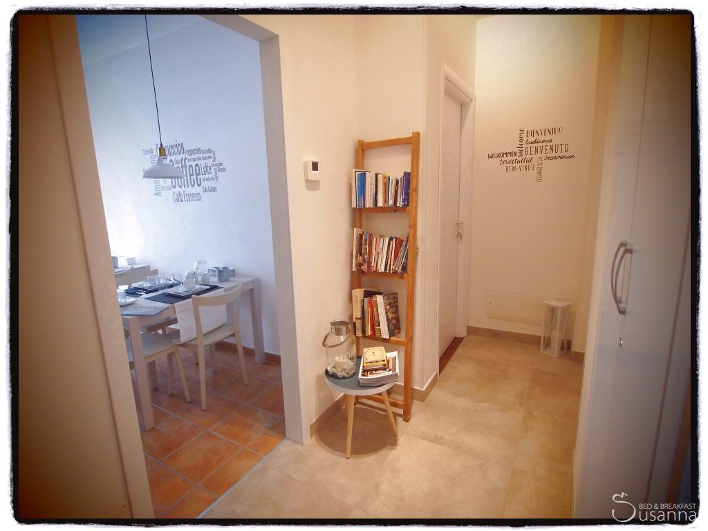 Sala colazioni luminosa e accogliente – B&B Susanna
